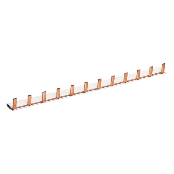 hager Phasenschiene 1 polig mit Stiftanschluss 10mm2 63A 12 Module