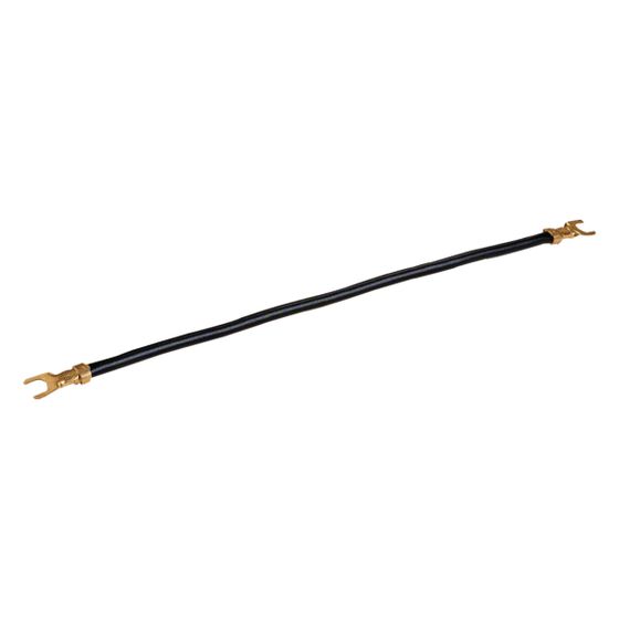 hager Kabelbrücke NYAF 6 mm2, 250mm lang, Gabel, Farbe schwarz