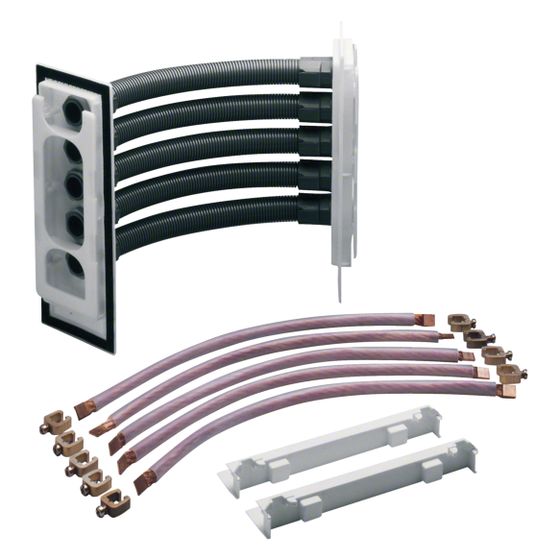 hager Sammelschienen-Eckverbinder, univ.Z, Schrank/Schrank, 5-polig, 35mm2, CU-12x5mm