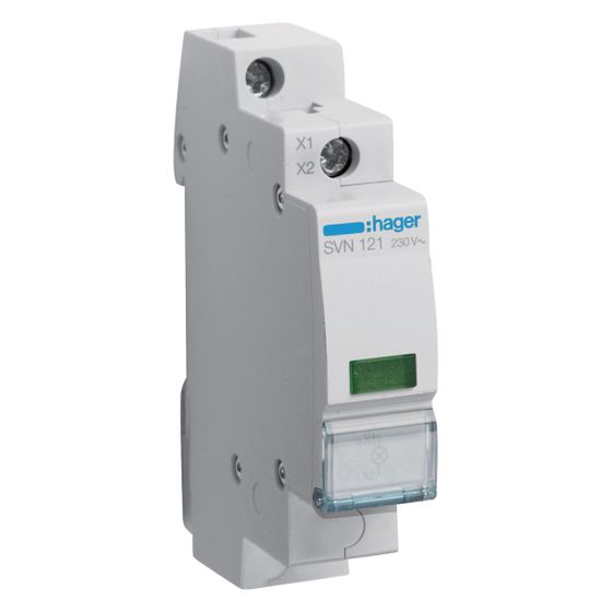 hager LED Leuchtmelder grün 230V AC 1PLE