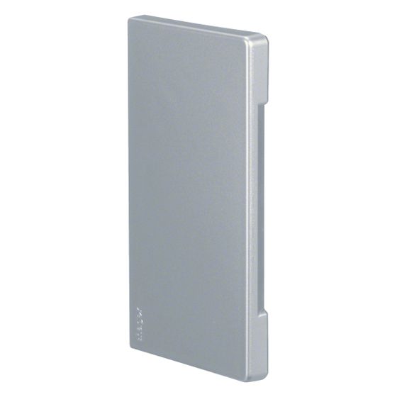 hager Endstück schnittkaschierend zu BR/H/N/A 68x130mm Oberteil 80mm hfr lackiert alu