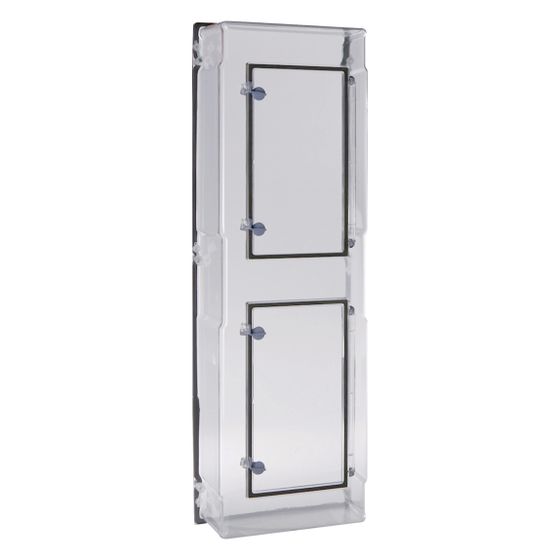 hager Zählerfeldabdeckung, Zubehör, IP54, 750 mm, Klarsicht, mit Tür, für 3.HZ