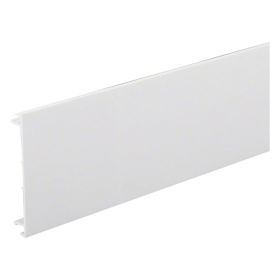 hager Brüstungskanal-Oberteil PVC zu BR, Oberteilbreite 100mm, reinweiß