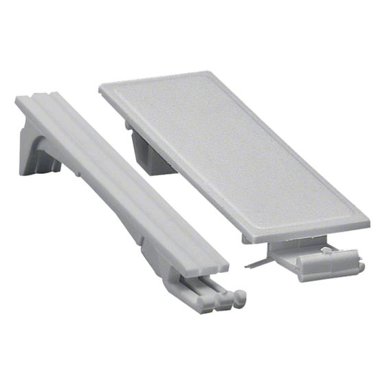hager Abdeckclip (Satz),10x18mm/2x9mm,RAL9010,zum Verschließen der Geräteschlitze