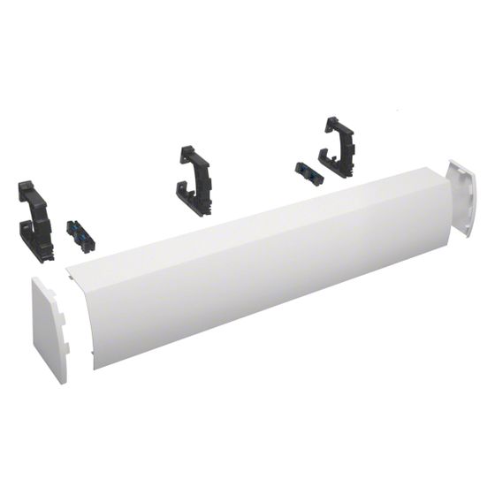 hager Kabelrangierkanal, 4-feldig, aufsteckbar, H x B x T176 x 1050 x 135mm, reinweiß