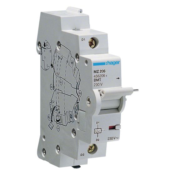 hager Unterspannungsauslöser für MCB RCBO kleiner 125A 230V AC