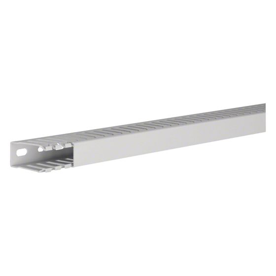 hager Verdrahtungskanal aus PPO halogenfrei HNG 50x25 mm lichtgrau -25 Grad bis 90 Grad