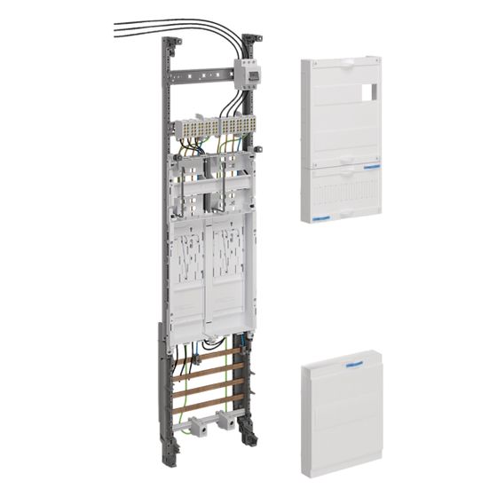 hager Komplettfeld univers Z, 2 ZP, BKE-I, OKK, 1050mm, 1-feldig, PV-Übersch./Kaskade