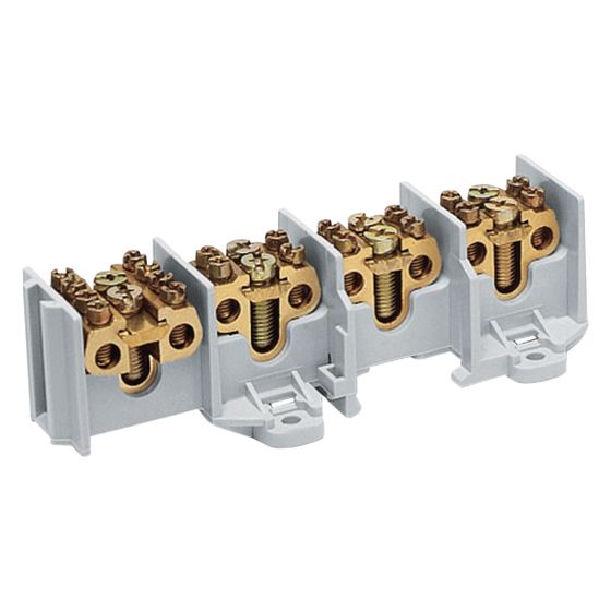 hager Hauptleitungsabzweigklemme 1x35mm2-2x25 mm2(Pol 1bis 3), 1x35mm2-4x25mm2 (Pol 4)