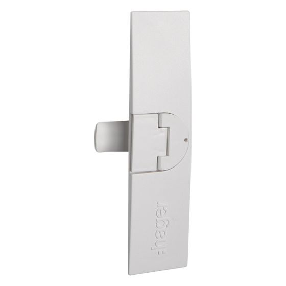 hager Türschild mit Klappgriff 90SL für Schrank IP43, univers