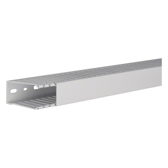 hager Verdrahtungskanal aus PPO halogenfrei HNG 75x37 mm lichtgrau -25 Grad bis 90 Grad