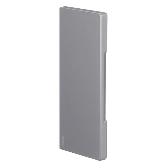 hager Endstück schnittkaschierend zu BR/H/N/A 68x170mm Oberteil 80mm hfr in lichtgrau