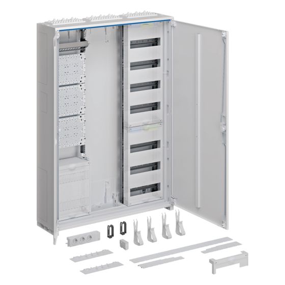 hager Systemschrank, Multimedia, univerZ, 1100x800x205 mm, SKII, IP44, VF-7rh/APZ