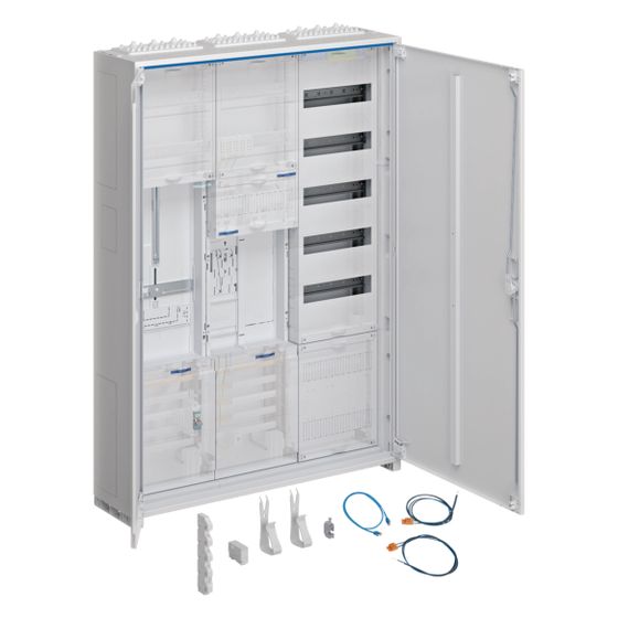 hager Komplettschrank, univers Z, 1 ZP, 1 SG, BKE-I, APZ, VT5, H 1100 mm, 3-feldi