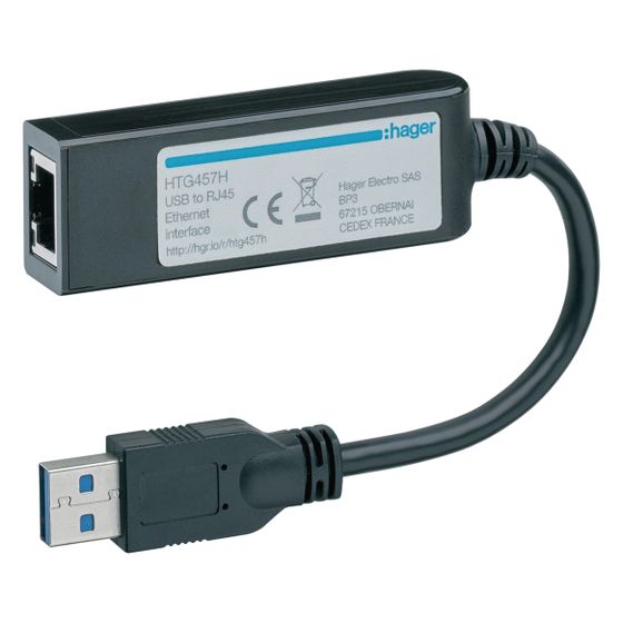 hager Schnittstellenadapter USB zu Ethernet