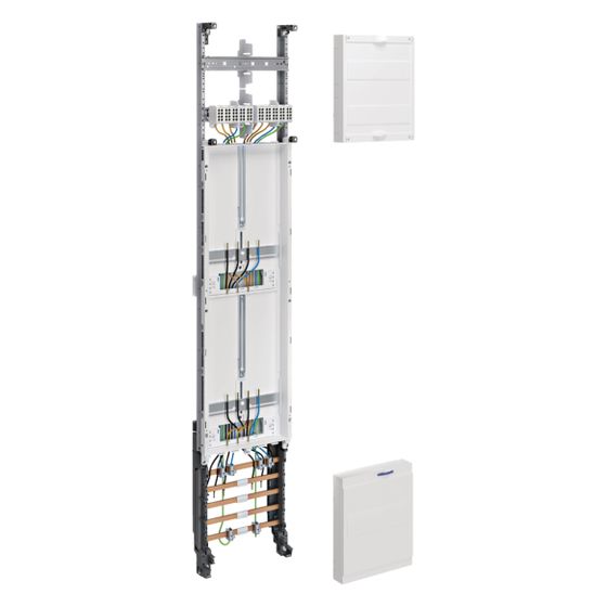 hager Komplettfeld, univers Z, 1350 mm, 2ZP, 1-feldig, Ausführung Mitteldeutschland