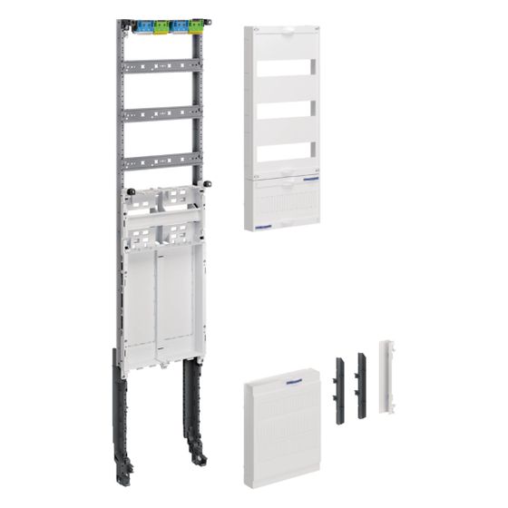 hager Einbausatz, eHZ, Höhe 1200mm, 1-feldig, für Sammelschienen,