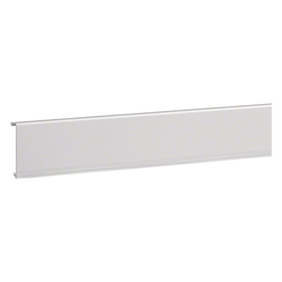 hager Sockelleistenkanal-Oberteil mit Weichlippe PVC zu SL 20x80 mm verkehrsweiß