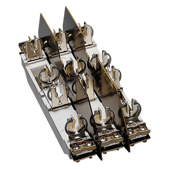 hager Sicherungsunterteil NH00 6x160A Tandem, mit Käfigklemme bis 70mm2, Sammelschiene