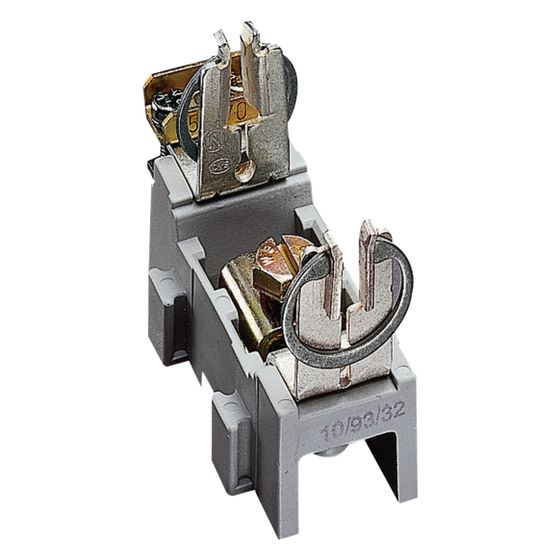 hager Sicherungsunterteil NH00 1x160A, mit Käfigklemme bis 70mm2, Sammelschiene