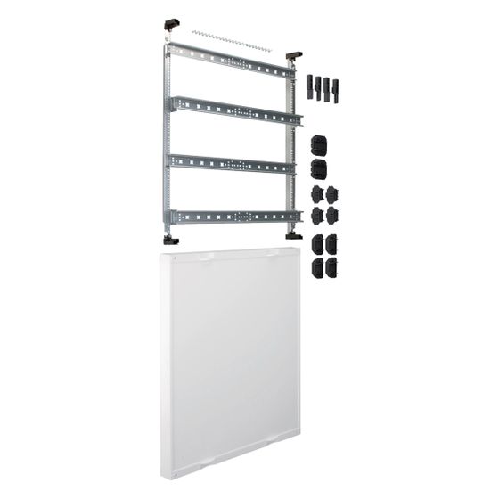 hager Baustein, universN, 600x500mm, für Reihenklemmen waagerecht