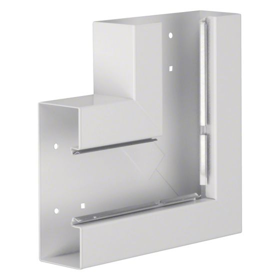 hager Flachwinkel aus Grundprofil BRS 68x170mm Oberteil 80mm Stahlblech verkehrsweiß