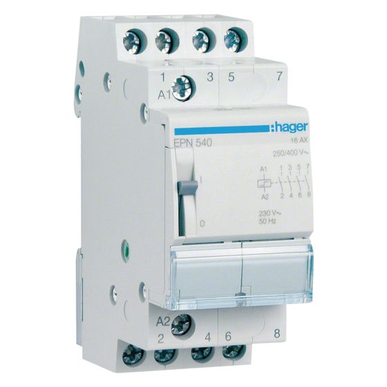 hager Fernschalter 4 Schließer 230V AC 110V DC 16A 2PLE