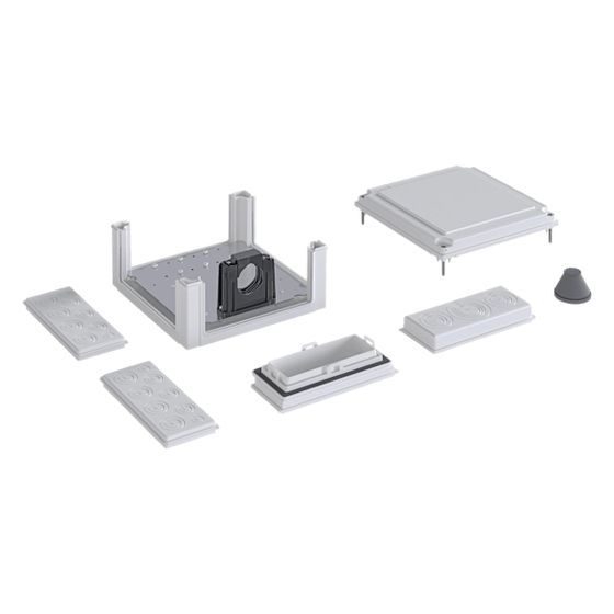 hager Kabelanschlusskasten, universZ, 324x307x149mm, SKII, für Stromwandler BG 113