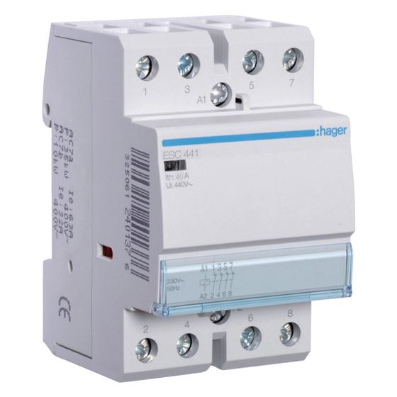 hager Installationsschütz 40A 4 Öffner 230V