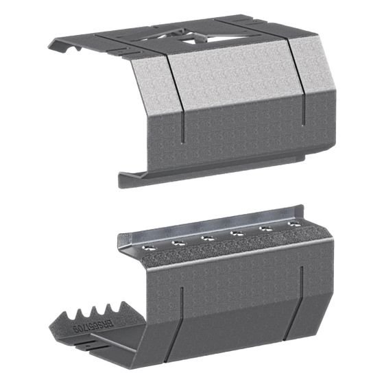 hager Kupplung Paar elektrisch/mechanisch Stahlblech zu BRS 68x170 mm Oberteil 80 mm