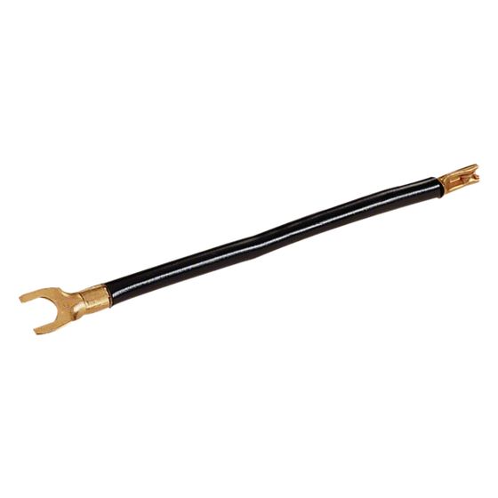 hager Kabelbrücke NYAF 6 mm2, 110mm lang, Gabel, Farbe schwarz