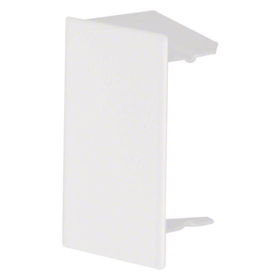 hager Endstück aus Stahlblech zu Leitungsführungskanal LFS 40x60mm verkehrsweiß