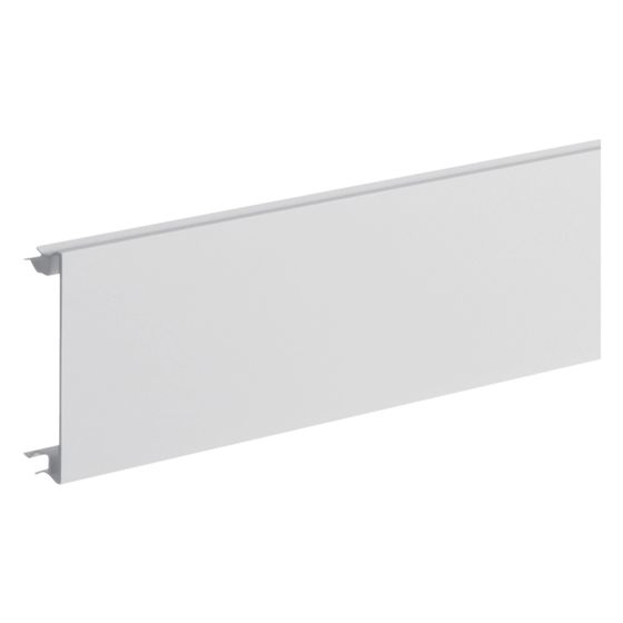 hager Brüstungskanal-Oberteil, halogenfrei, 80x2000mm, passend für BR, Verkehrsweiß