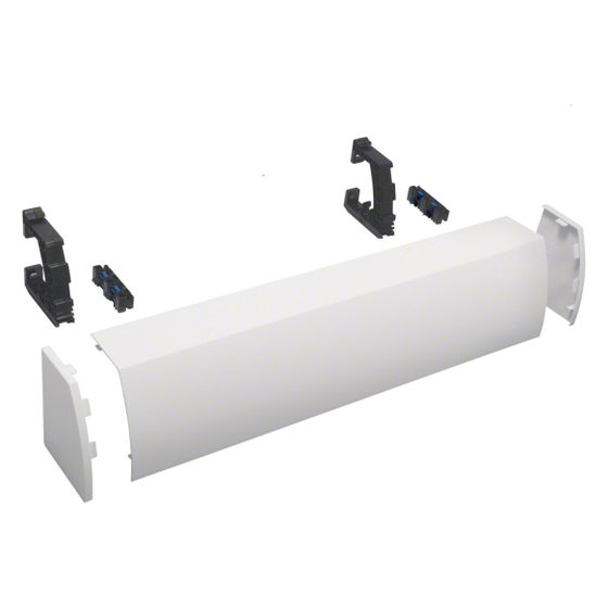 hager Kabelrangierkanal, 3-feldig, aufsteckbar, HxBxT 176 x 800 x 135mm, reinweiß