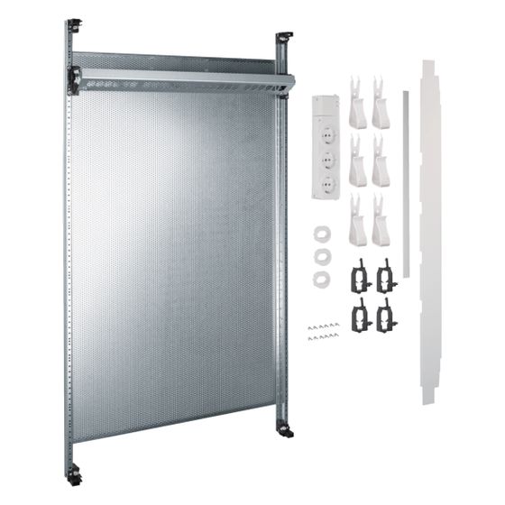 hager Komplettfeld Multimedia, universZ, 900mm, 2-feld, ohne Patchmodule