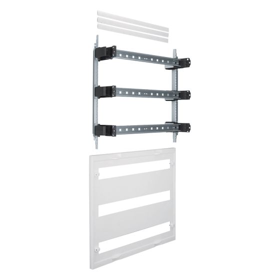 hager Baustein, universN, 450x500mm, für Reiheneinbaugeräte waagerecht, 3x24 PLE