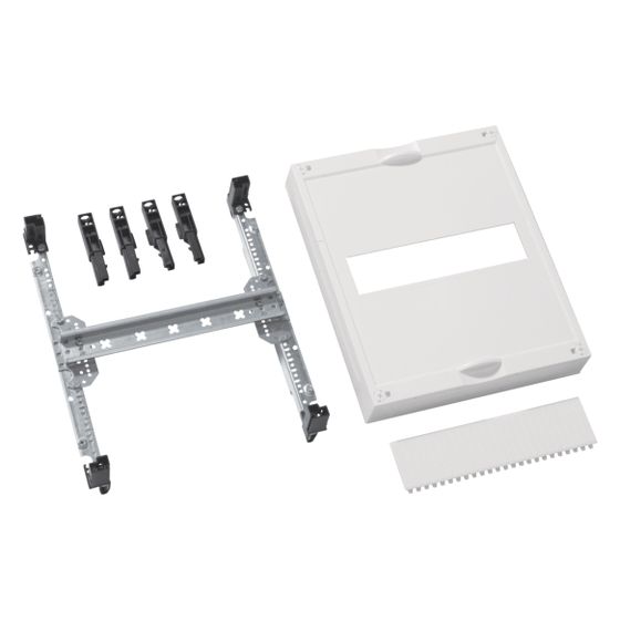 hager Baustein, univ.N, 300x250mm, f. Leistungsschalter x160A (2x160A oder 1x160A u. FI)