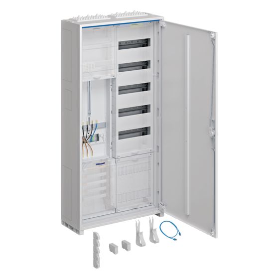 hager Komplettschrank, univers Z, 1 Zählerplatz, 3P., APZ, VT5, H 1100mm, 2-feld, ESA