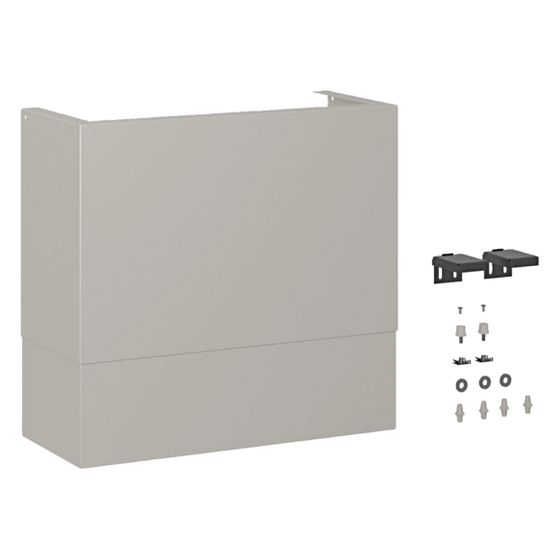 hager Teleskop-Rangierblende,universZ, Höhe 350-680mm,Tiefe 205mm, 2-feldig,RAL 9010