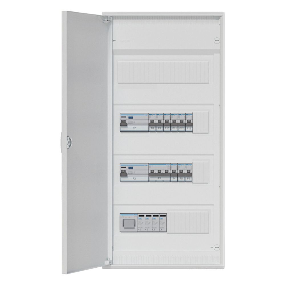 hager Kleinverteiler volta, Aufputz, 4x12 PLE, IP30, Schutzklasse II, ohne Tür... HAGER-VA48CN 3250616411265 (Abb. 5)
