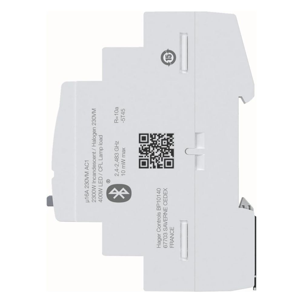 hager Digitale Multifunktions-Zeitschaltuhr für Hutschiene mit Bluetooth, 2-Kanal... HAGER-EGN200 3250617579919 (Abb. 7)