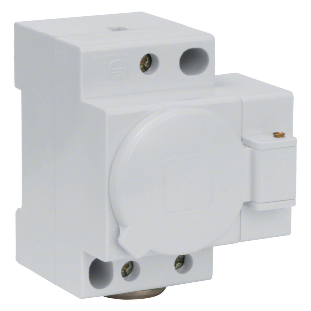 hager Steckdose 16A 250V mit Klappdeckel 3,5PLE... HAGER-SN017 3250615640178 (Abb. 1)
