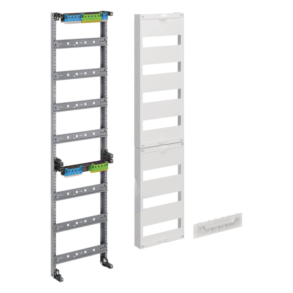 hager Verteilerfeld, univers Z, Höhe 1050mm, 7-reihig, 1-feldig, PE/N waagerecht... HAGER-ZU37KS 3250617811163 (Abb. 1)