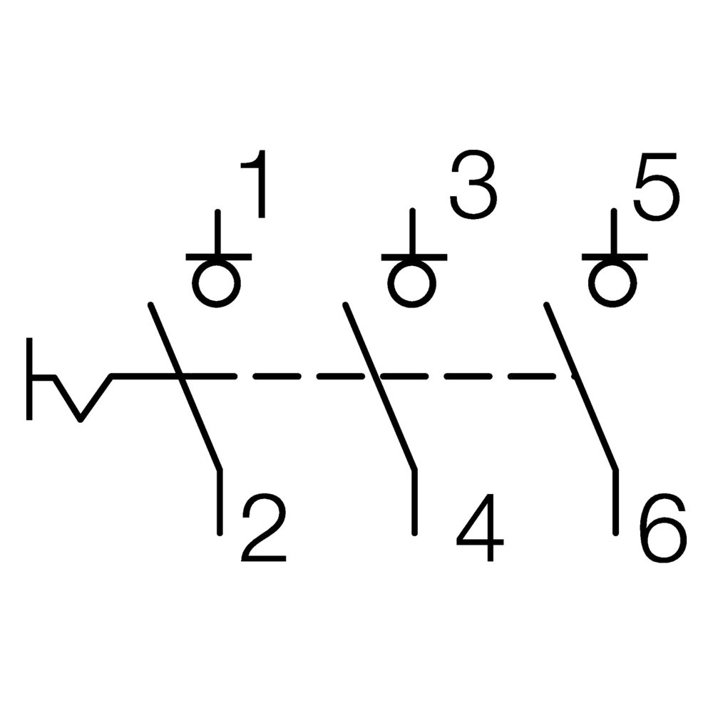 hager Ausschalter in Kompaktbauweise, 63A, 3-polig 3 Schließer 400V AC sperrbar 2,5PLE... HAGER-SH363S 3250615589972 (Abb. 2)