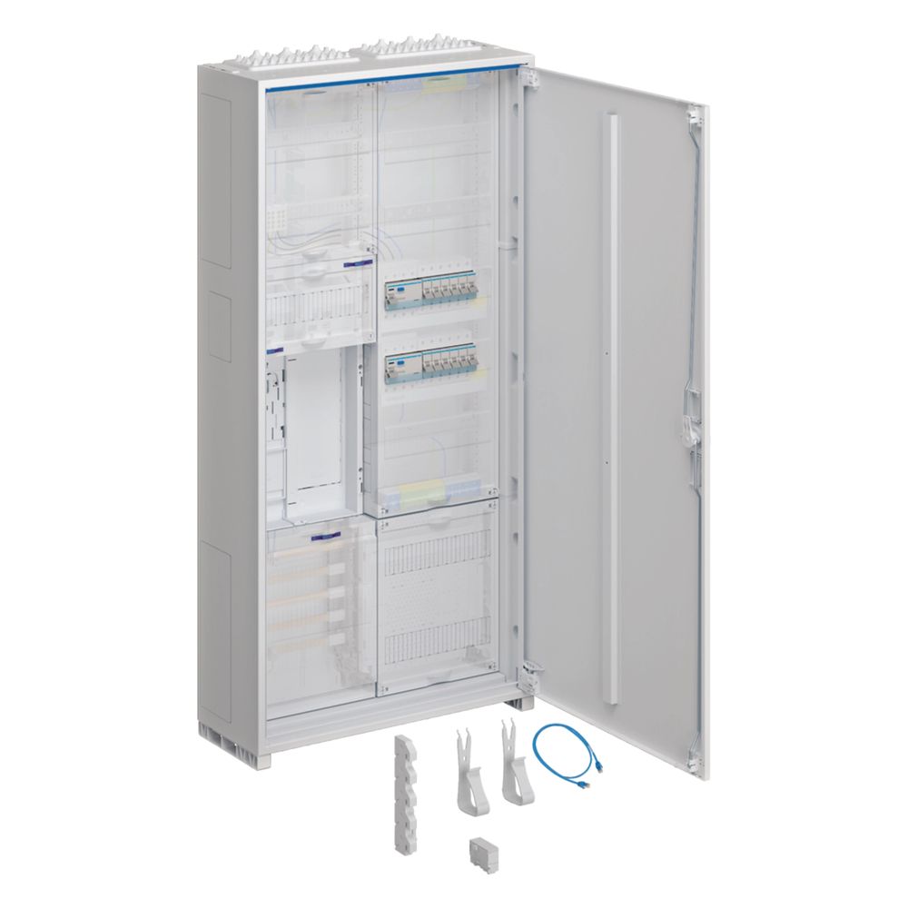 hager Komplettschrank, univers Z, 1 ZP, BKE-I, APZ, VT5, H 1100mm, 2-feldig, ESA, RE... HAGER-ZB32ET215W3 3250617651028 (Abb. 1)
