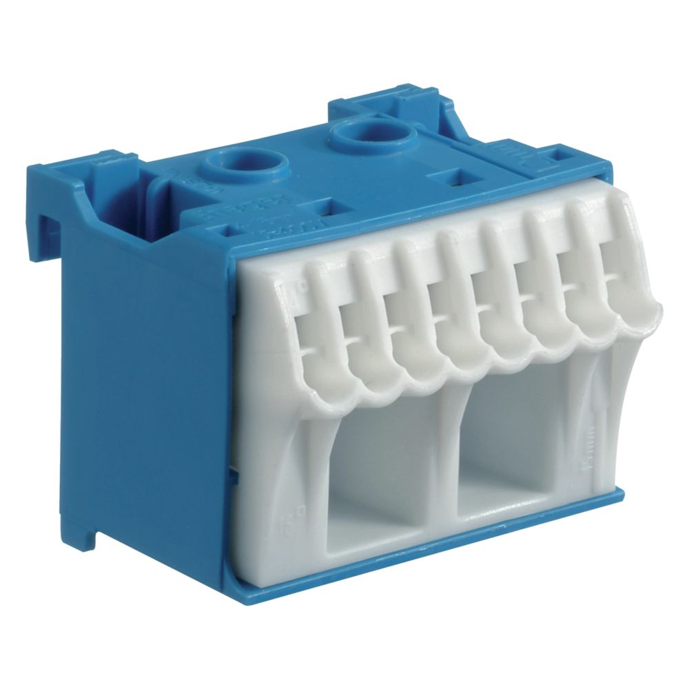 hager Klemmen QuickConnect N mit 10 Klemmstellen, blau... HAGER-KN10N 3250613849122 (Abb. 1)