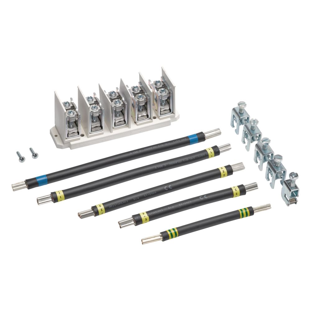 hager Anschlusssatz, uni.Z, 5-p., Klemmb. 35-95mm2, Kab. 50mm2, f. U84LU, Einsp. unten... HAGER-ZM15U 3250617730471 (Abb. 1)