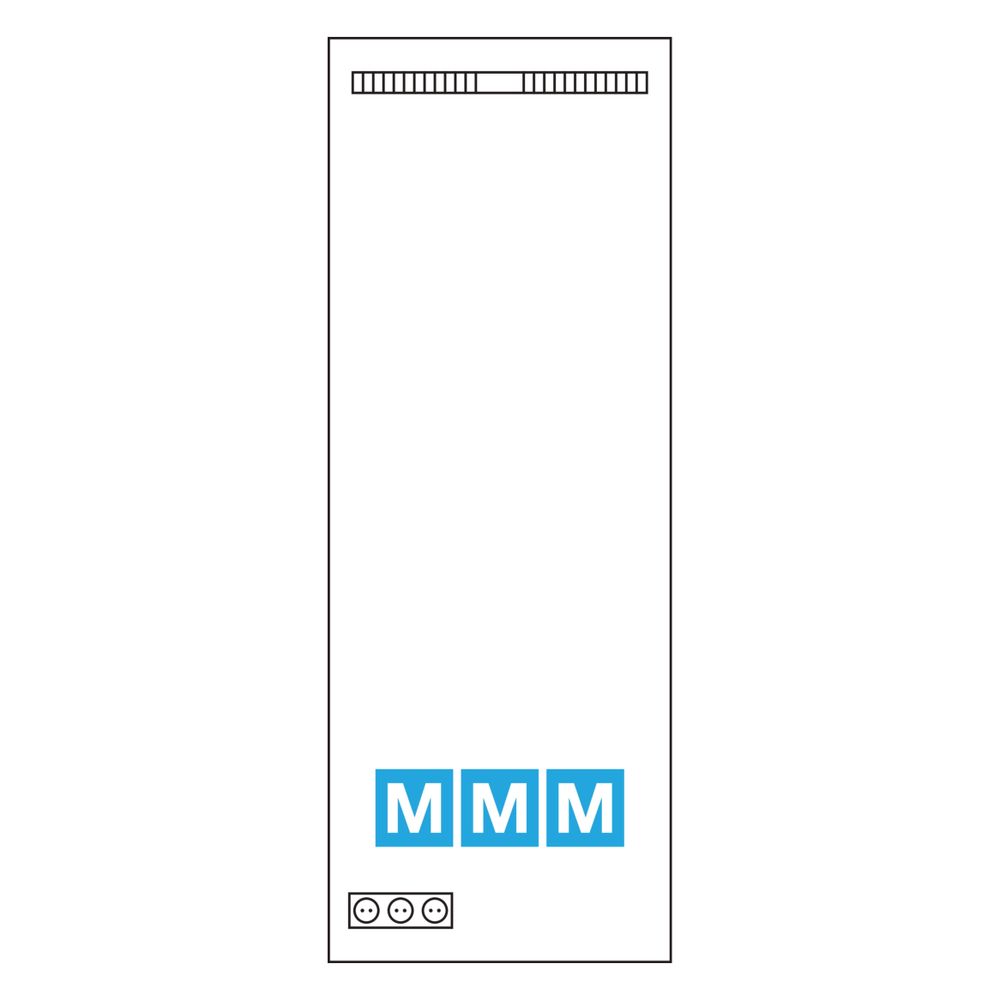 hager Komplettfeld Multimedia, univers Z, 1350 mm, 2-feld, ohne Patchmodule... HAGER-UF52NW 3250616161115 (Abb. 2)