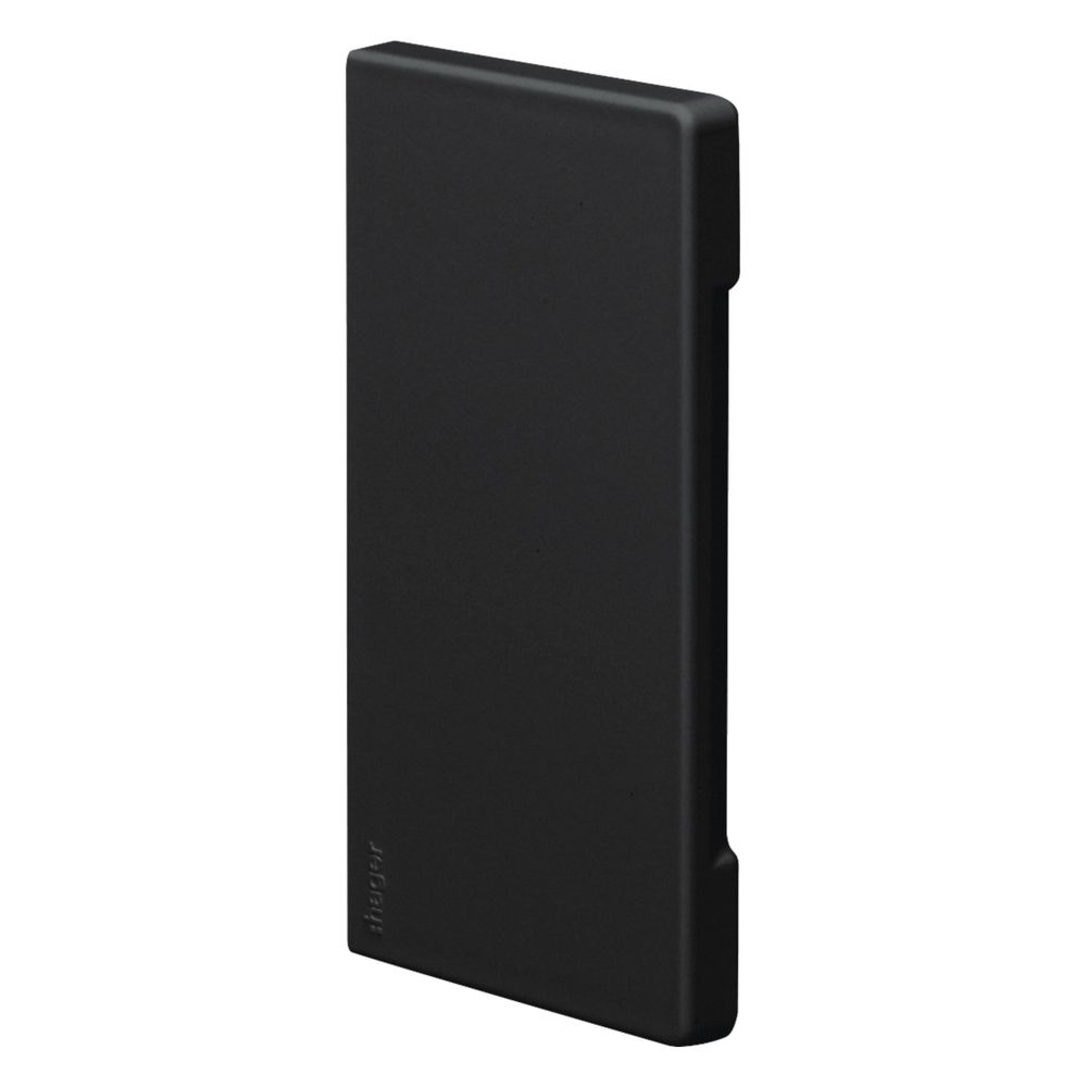 hager Endstück schnittkasch. zu BR/H/N/A 68x130mm Oberteil 80mm hfr in graphitschwa... HAGER-BR6513069011 4012740908412 (Abb. 1)