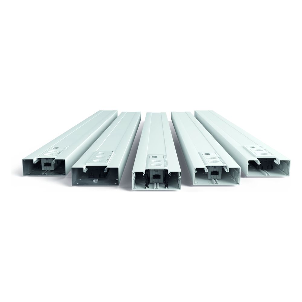 hager Brüstungskanal-Unterteil zu BRH, Oberteil 80mm, 68x170x2000mm, Verkehrsweiß... HAGER-BRH6517019016 4012740007269 (Abb. 2)